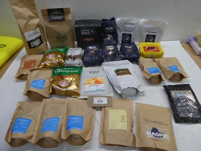 Lot 3713 - Selection of flavour coffee beans and ground...