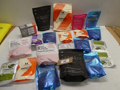 Lot 3717 - Impact Whey Protein, Peptigen, Halal Collagen...