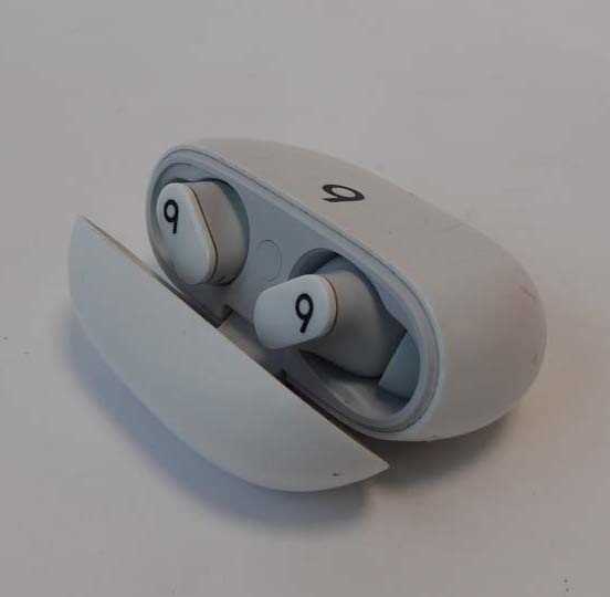 Lot 1182 - Beats Studio Buds, white, boxed with charging...