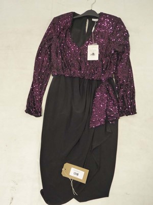 Lot Gina Bacconi range sequin dress size 8