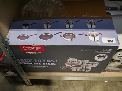 Lot 1052 - Boxed Prestige cookware set