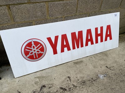 Lot 537 - Large Yamaha sign