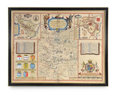 Lot 87 - After John Speed (1552-1629), 'Huntington...