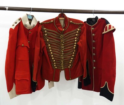 Lot 31 - Three red military dress jackets (3)