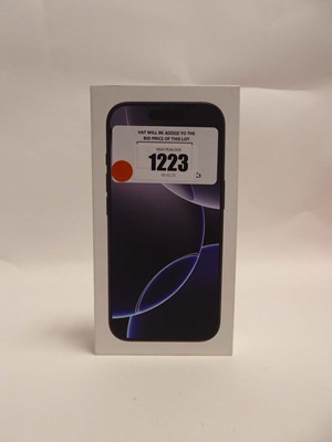 Lot 1223 - Apple iPhone 16 Pro, Black Titanium, 256GB,...