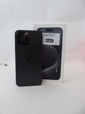 Lot Apple iPhone 15 Pro Max, Black Titanium, 256GB,...