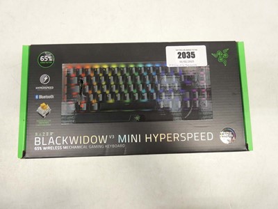 Lot 2035 - Razer BlackWidow mechanical gaming keyboard