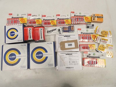 Lot 2405 - Quantity of various packs of batteries