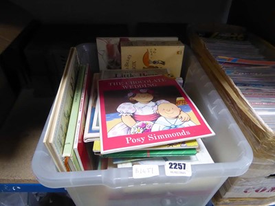 Lot 2257 - Box containing various children's books