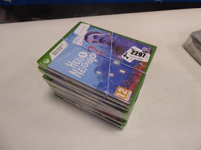 Lot 2297 - 10 *SEALED* XBox and XBox 1 games to include...