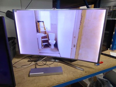 Lot 2392 - Samsung 48" SUHD curved TV model...