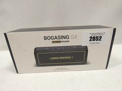 Lot 2052 - Bogasing G4 wireless speaker