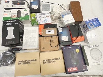 Lot 2411 - Mixed lot to include video doorbell, wireless...