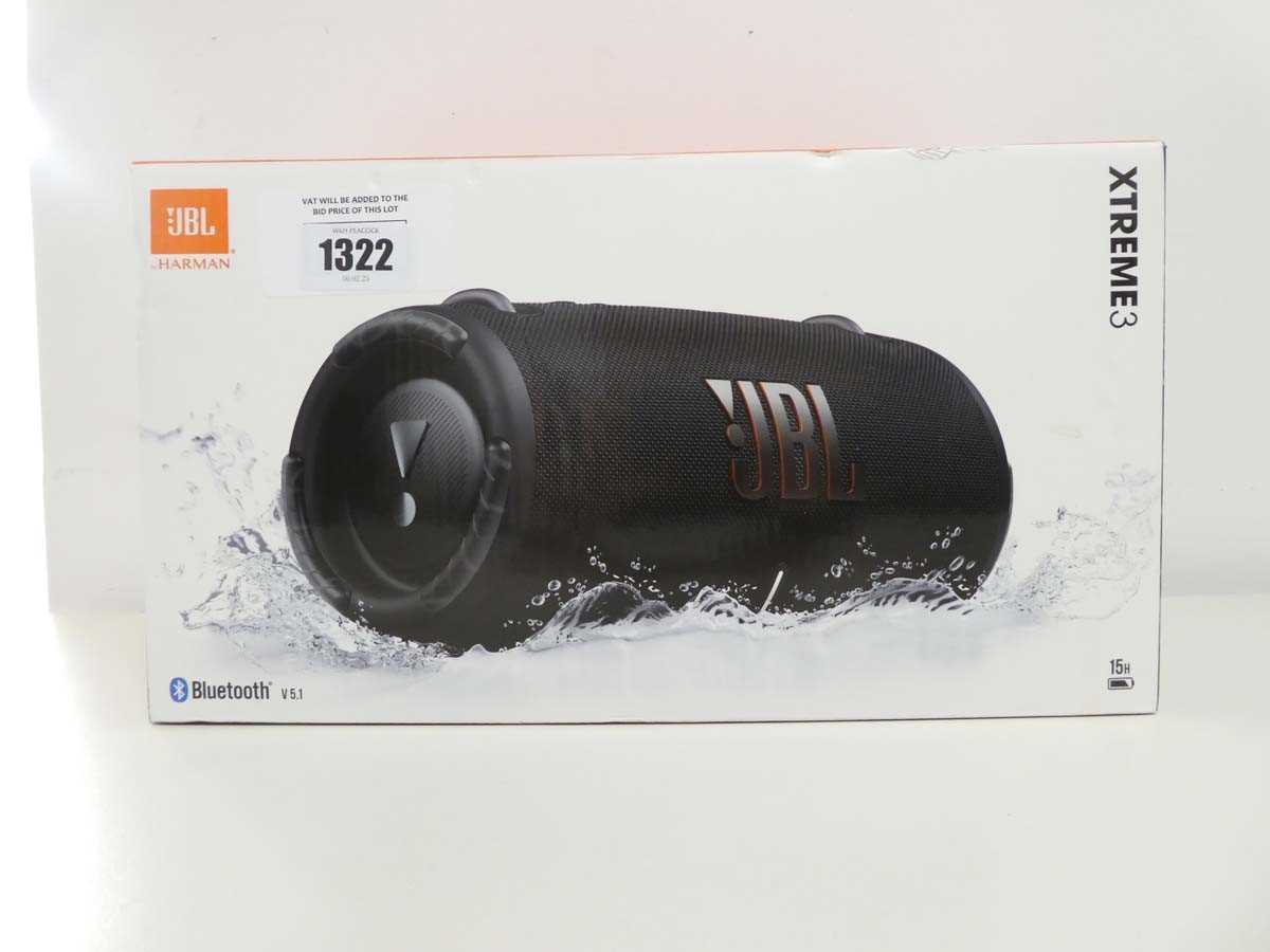 Lot JBL XTREME3 portable bluetooth speaker, boxed