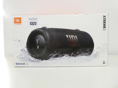 Lot JBL XTREME3 portable bluetooth speaker, boxed