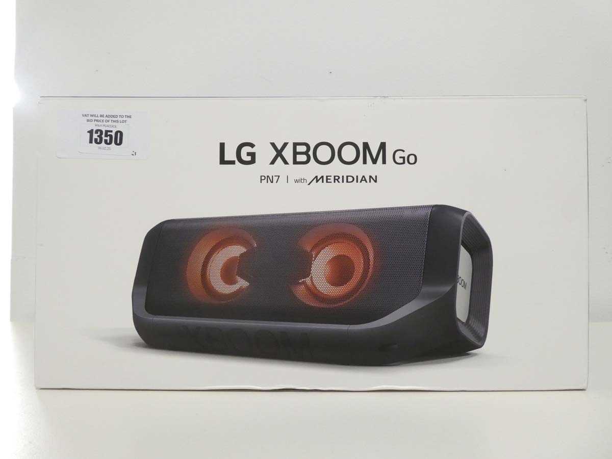 Lot LG XBOOM Go portable bluetooth speaker, model...