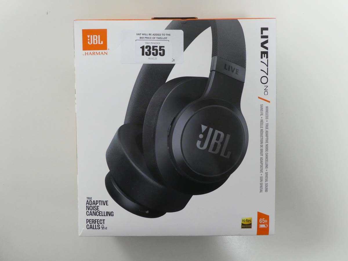 Lot JBL LIVE770 NC wireless noise cancelling...