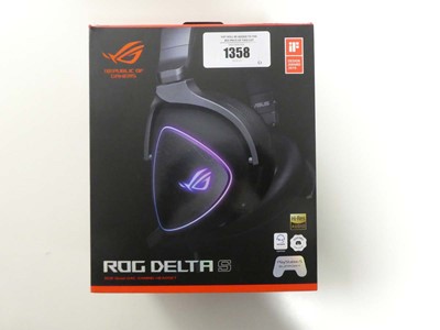 Lot ROG Delta S RGB Quad-DAC gaming headset, boxed