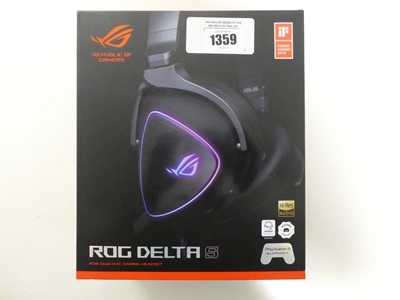 Lot ROG Delta S RGB Quad-DAC gaming headset, boxed