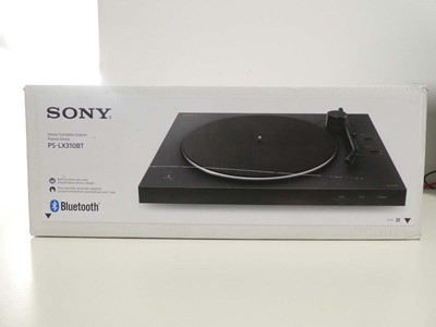 Lot SONY Stereo Turntable System, model PS-LX310BT,...