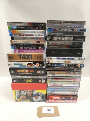 Lot 2415 - Quantity of Blu-Ray and DVD films / box sets