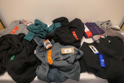 Lot A bag containing 10 jumpers/zip up hoodies to...