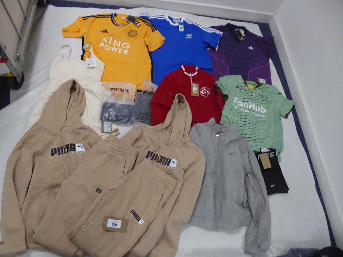 Lot 3793 - Selection of sportswear to include Nike,...