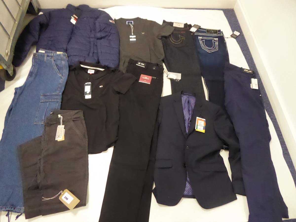 Lot 3798 - Selection of clothing to include True Religion,...