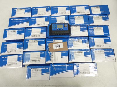 Lot 2420 - 29x solar charge controllers