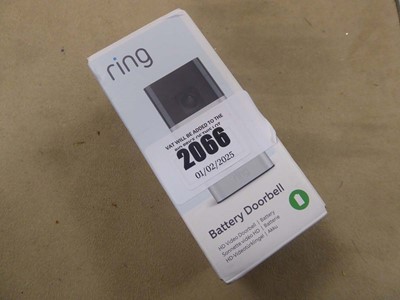 Lot 2066 - *Sealed* Ring battery doorbell (2024)