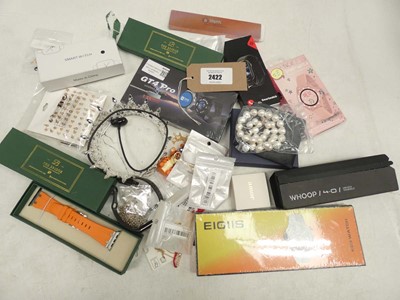 Lot 2422 - Various smartwatches and costume jewellery