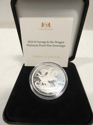 Lot 2085 - 2024 St George & the Dragon Platinum Proof...