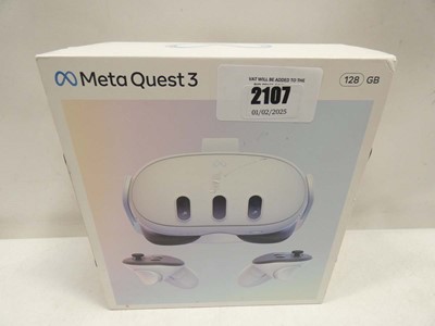 Lot 2107 - *Sealed* Meta Quest 3 128GB VR headset