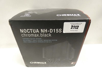 Lot 2112 - Chromax Noctua NH-D15S Chromax.Black CPU cooler