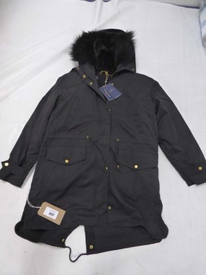 Lot Fairfax & Favor the libby parka coat in black...