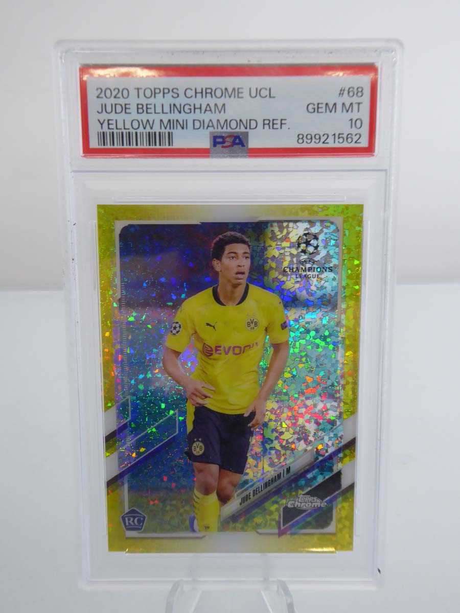 Lot 2020 Topps Chrome UCL Jude Bellingham Yellow...