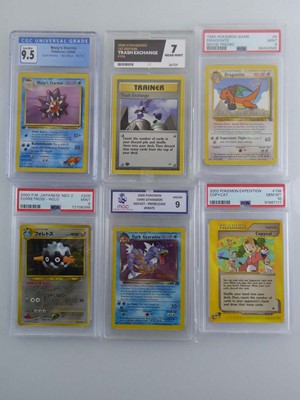 Lot 6 Assorted Graded Pokémon Cards to include...