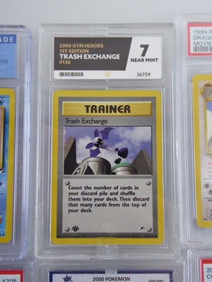 Lot 6 Assorted Graded Pokémon Cards to include...