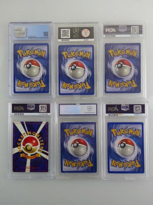 Lot 6 Assorted Graded Pokémon Cards to include...