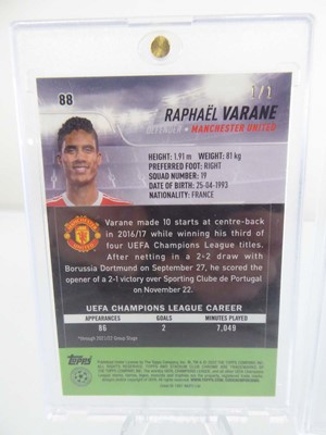 Lot 2022 Topps Stadium Chrome Raphael Varane Super...