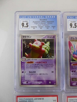 Lot 7 Assorted Graded Pokémon Cards to include...