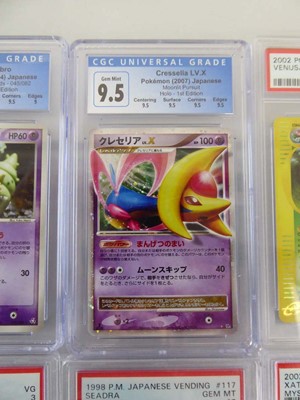 Lot 7 Assorted Graded Pokémon Cards to include...