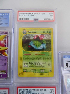 Lot 7 Assorted Graded Pokémon Cards to include...