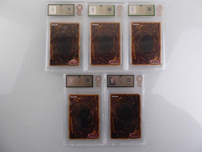 Lot x5 Assorted Graded Yu-Gi-Oh Cards to include...