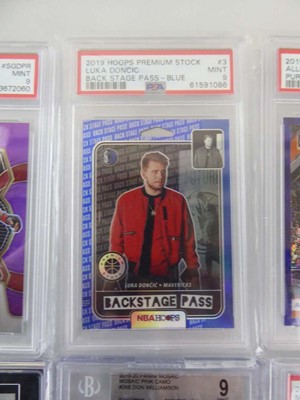 Lot x8 Assorted Graded Sports Trading Cards to...