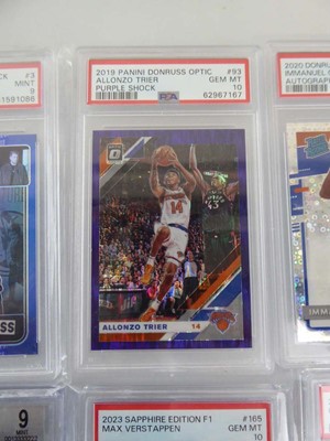 Lot x8 Assorted Graded Sports Trading Cards to...