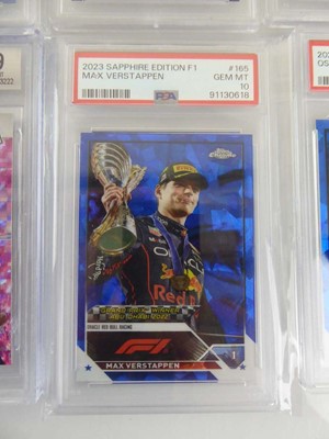 Lot x8 Assorted Graded Sports Trading Cards to...