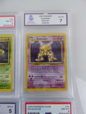 Lot x4 Assorted Graded Pokémon Cards to Include...