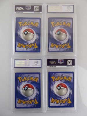 Lot x4 Assorted Graded Pokémon Cards to Include...