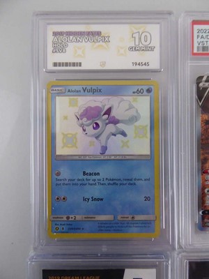 Lot x11 Assorted Graded Pokémon Cards to include...